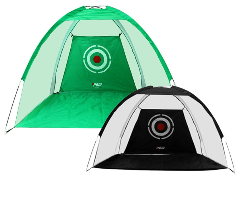 Tenda de treino de golfe com rede, gaiola de treino de golfe para jardim ou gramado, equipamento de treino de golfe em tela para uso externo.