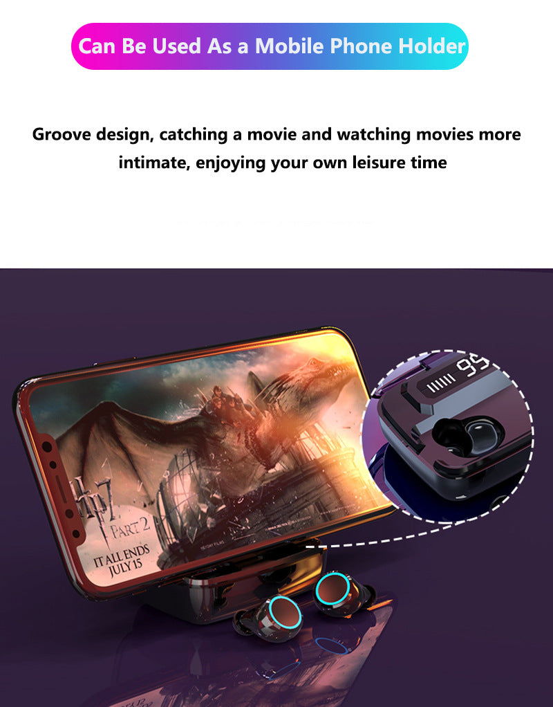 Fone de ouvido sem fio Bluetooth