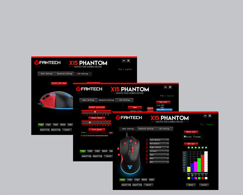 Mouse externo para jogos com fio USB