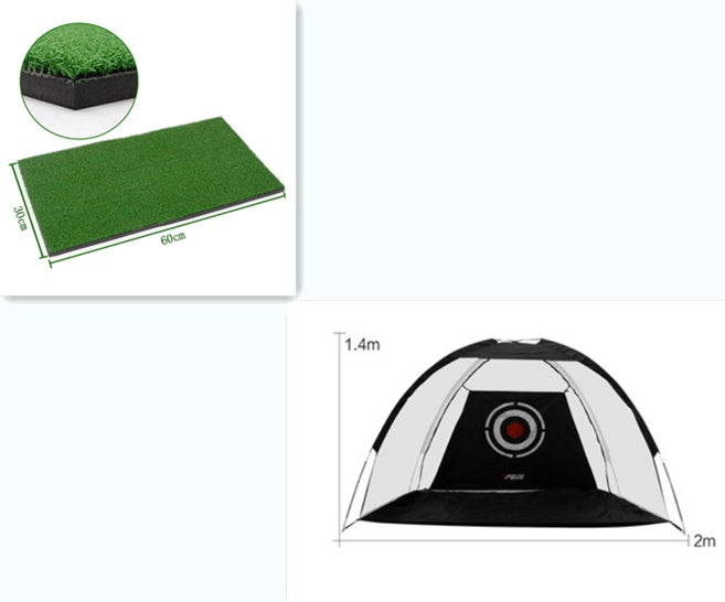 Tenda de treino de golfe com rede, gaiola de treino de golfe para jardim ou gramado, equipamento de treino de golfe em tela para uso externo.