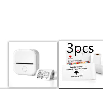 Impressora portátil mini térmica de etiquetas, impressora fotográfica doméstica, impressora para estudantes, impressora de questões erradas, mini impressora de etiquetas compatível com Bluetooth, etiqueta de preço