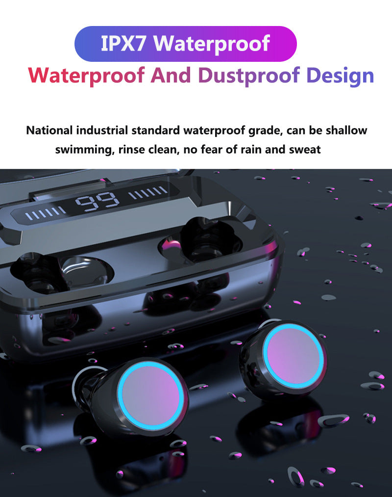 Fone de ouvido sem fio Bluetooth