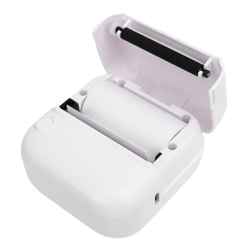 Mini impressora de adesivos, impressora térmica de bolso, impressão em preto e branco sem tinta, máquina portátil para fazer adesivos para casa, escola e escritório.