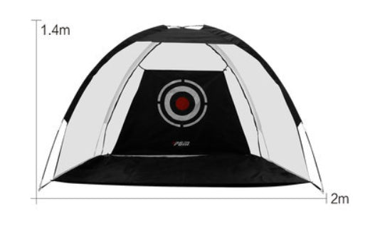 Tenda de treino de golfe com rede, gaiola de treino de golfe para jardim ou gramado, equipamento de treino de golfe em tela para uso externo.