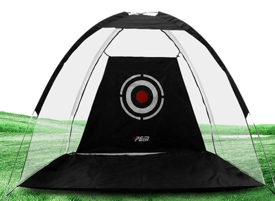 Tenda de treino de golfe com rede, gaiola de treino de golfe para jardim ou gramado, equipamento de treino de golfe em tela para uso externo.