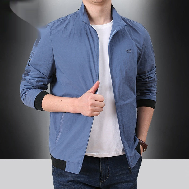 Jaqueta Masculina de Verão Novo Estilo com Proteção Solar