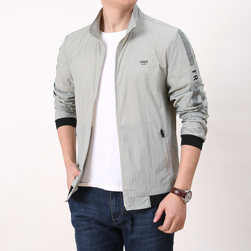 Jaqueta Masculina de Verão Novo Estilo com Proteção Solar