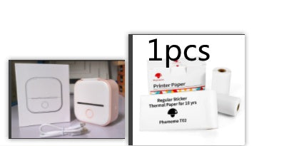 Impressora portátil mini térmica de etiquetas, impressora fotográfica doméstica, impressora para estudantes, impressora de questões erradas, mini impressora de etiquetas compatível com Bluetooth, etiqueta de preço