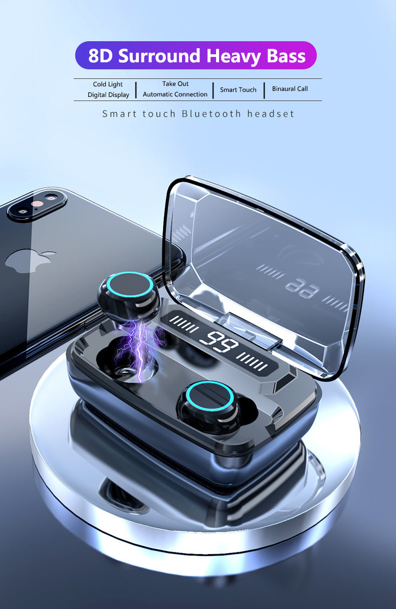 Fone de ouvido sem fio Bluetooth