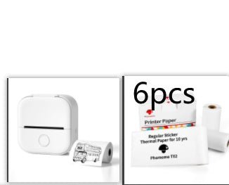 Impressora portátil mini térmica de etiquetas, impressora fotográfica doméstica, impressora para estudantes, impressora de questões erradas, mini impressora de etiquetas compatível com Bluetooth, etiqueta de preço