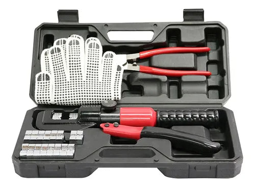 Alicate de crimpagem hidráulico para conectores elétricos de 4 mm a 70 mm