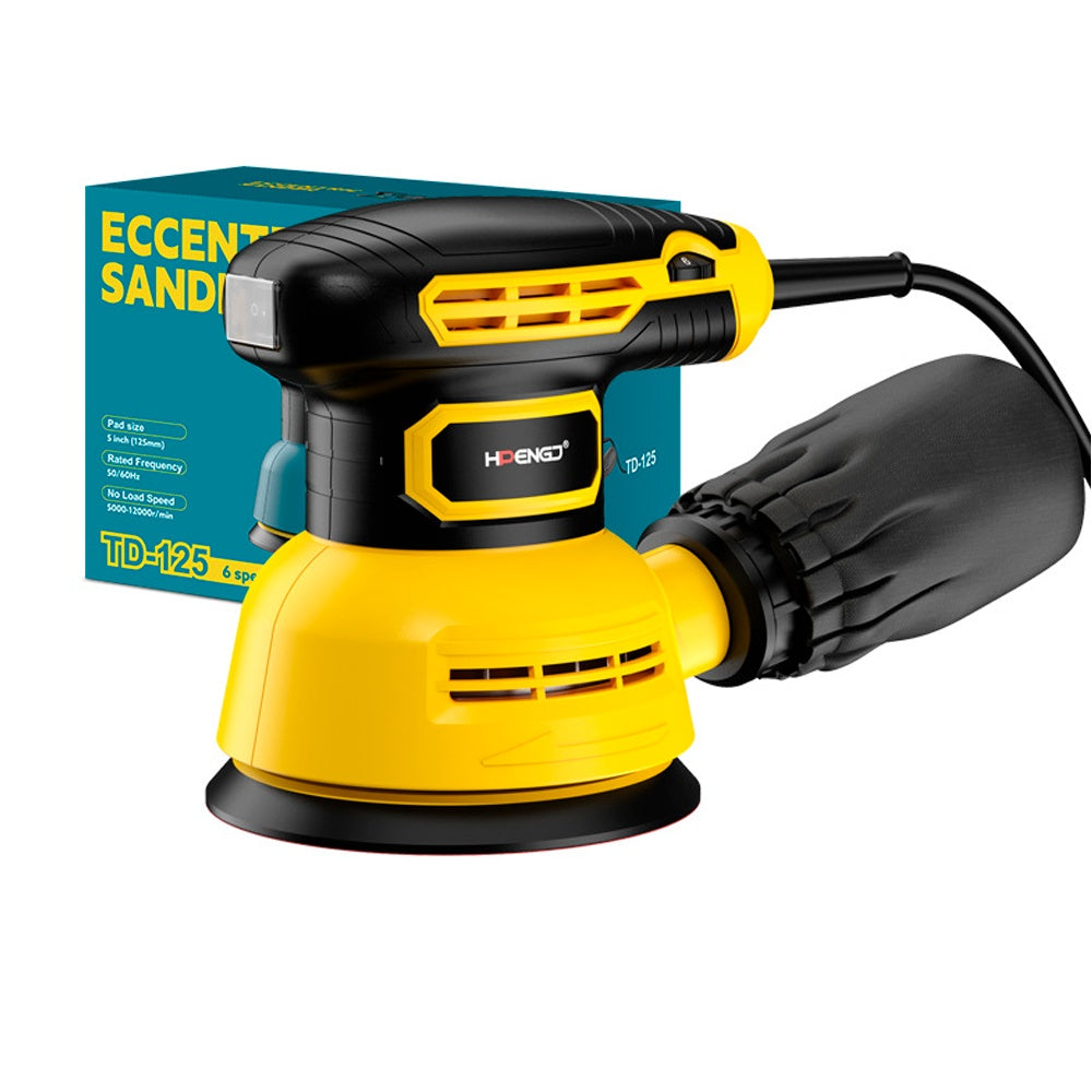 Lixadeira de 5 polegadas com controle de velocidade variável